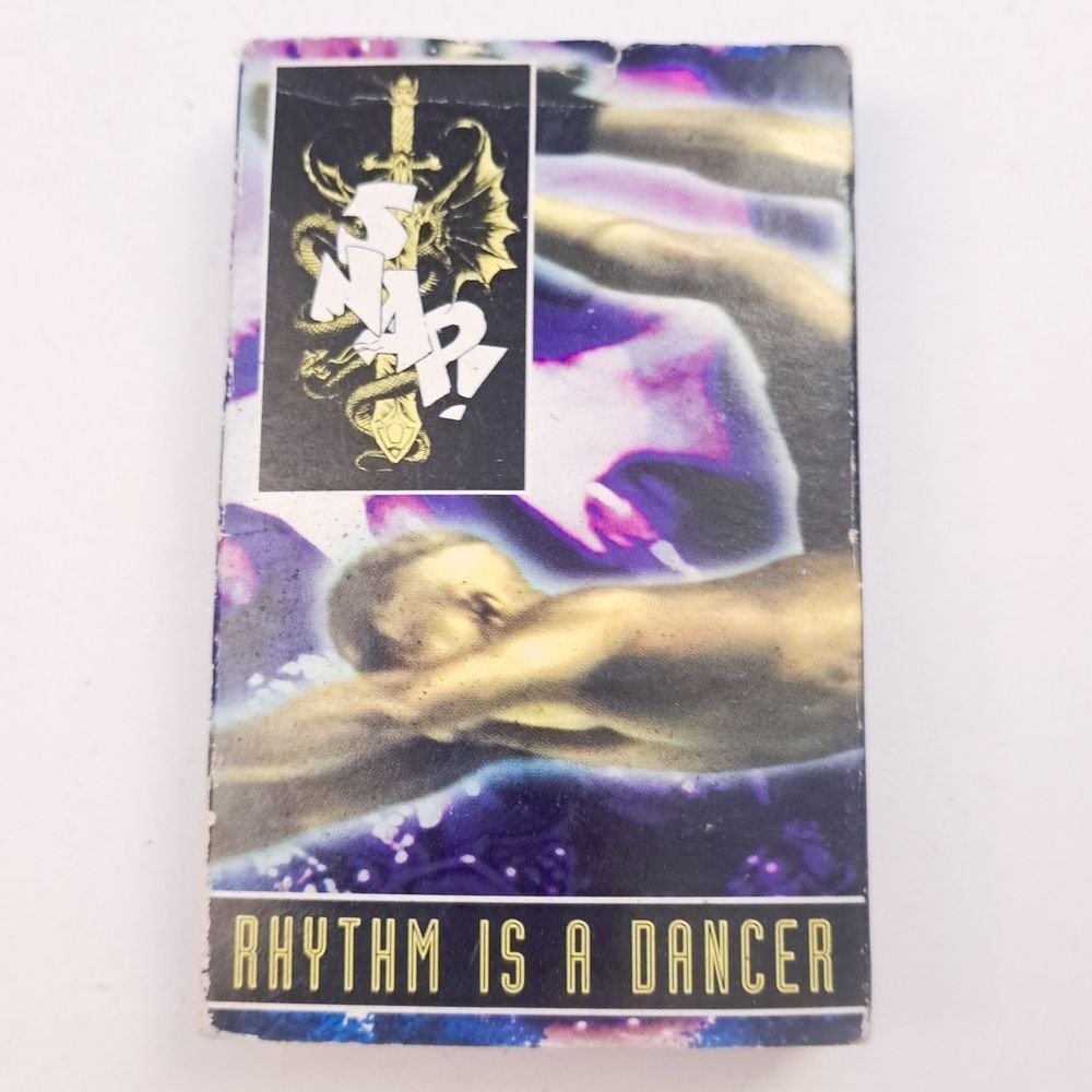 Snap Rhythm Is A‎ Dancer Single Cassette Tape Cardboard 90s House Electronic RnB